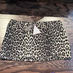 PrettyLittleThing Animal Print Mini Skirt